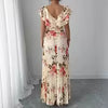Load image into Gallery viewer, Women's Summer Hot Sale Digital Print Dress – Pleated Ruffled Waist Romantic Vacation Maxi Euro American