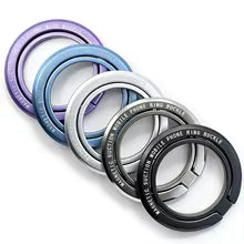 Magnetic Ring IPhone Holder for MagSafe Removable Grip Stand for IPhone Support Portable Mobile Phone Magnet Foldable Bracket
