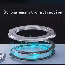 Magnetic Ring IPhone Holder for MagSafe Removable Grip Stand for IPhone Support Portable Mobile Phone Magnet Foldable Bracket