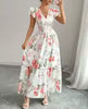 Load image into Gallery viewer, Summer Elegant Women's Floral Print V Neck Sleeveless Hoilday Beach Long Dress