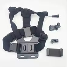 Chest Mount Strap for First Person Shooting, Sports Camera Phone Holder Outdoor Cycling Live Streaming Accessory