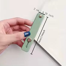 Colored Mobile Phone Grip and Stand – Compact, Multi-Functional Push-Pull Ring Holder with Secure Hand Band