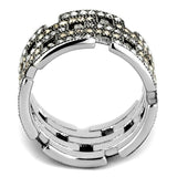 Load image into Gallery viewer, TK2987 - High polished (no plating) Stainless Steel Ring with Top