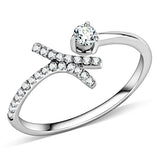 Load image into Gallery viewer, DA145 - High polished (no plating) Stainless Steel Ring with AAA Grade