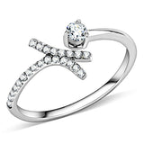 Load image into Gallery viewer, DA145 - High polished (no plating) Stainless Steel Ring with AAA Grade