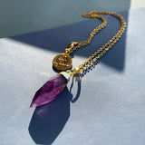 Load image into Gallery viewer, Glow Necklace - Crystal Quartz / Rose Quartz / Amethyst