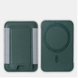 Load image into Gallery viewer, For Magsafe Card Holder Wallet Elastic Leather Pattern Case For iPhone 16 15 12 13 14 17Pro Max S25 Ultra Magnet Phone Bag Cover
