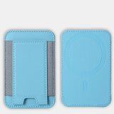 Load image into Gallery viewer, For Magsafe Card Holder Wallet Elastic Leather Pattern Case For iPhone 16 15 12 13 14 17Pro Max S25 Ultra Magnet Phone Bag Cover