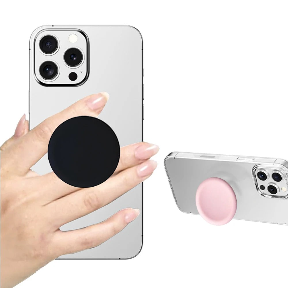 PopSockets Adhesive Phone Grip, Holder- Black | Secure Comfortable Hold, Anti-Drop, Kickstand, Black, iPad, Removable, Popper