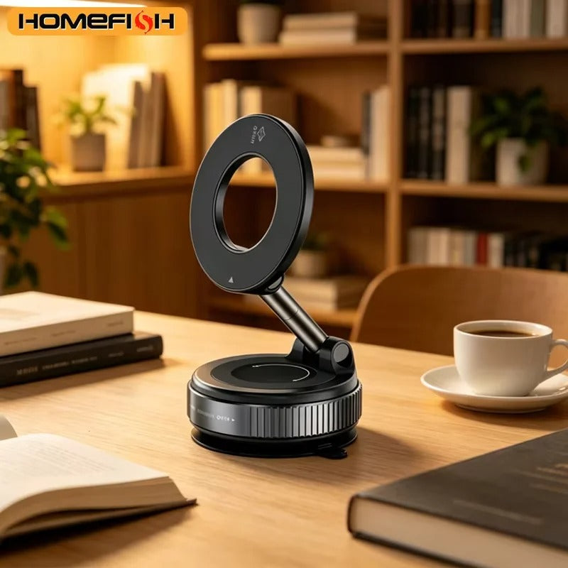 HOMEFISH K007 Magnetic Phone Holder｜Three-axis Rotation For Free Adjustment｜A Convenient Choice For Multiple Scenarios.