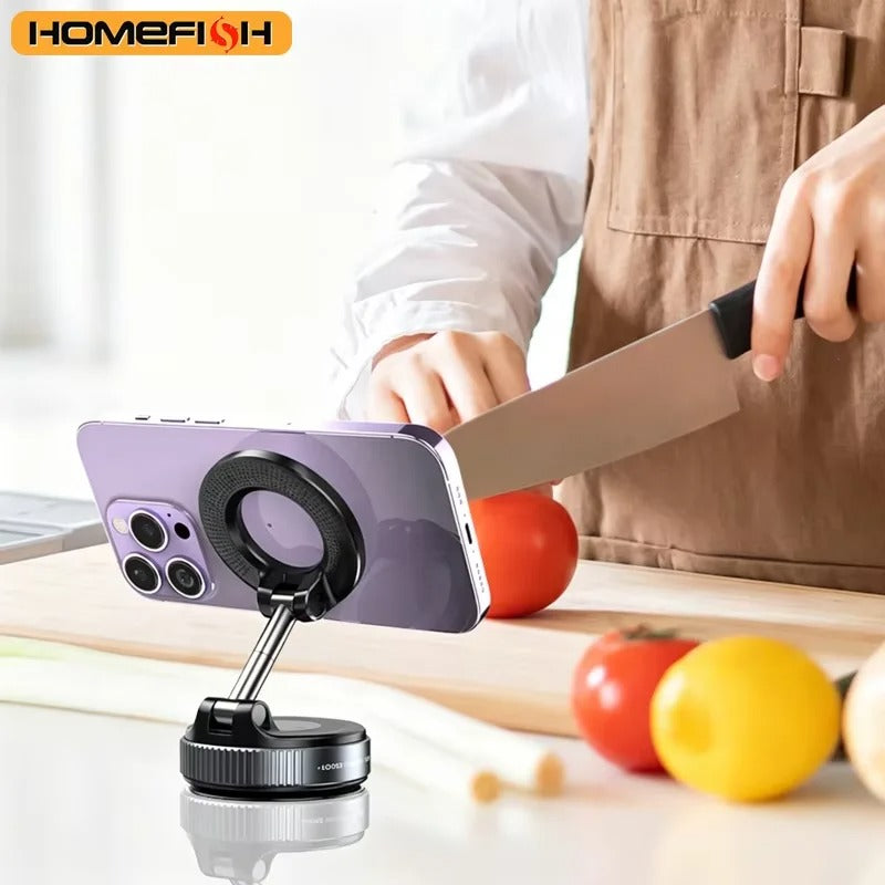 HOMEFISH K007 Magnetic Phone Holder｜Three-axis Rotation For Free Adjustment｜A Convenient Choice For Multiple Scenarios.