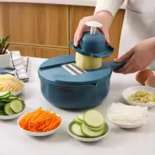 9-In-1 Multifunctional Vegetable Chopper Radish Carrot And Potato Chopper Manual Shredding And Slicing Machine Kitchen Tool