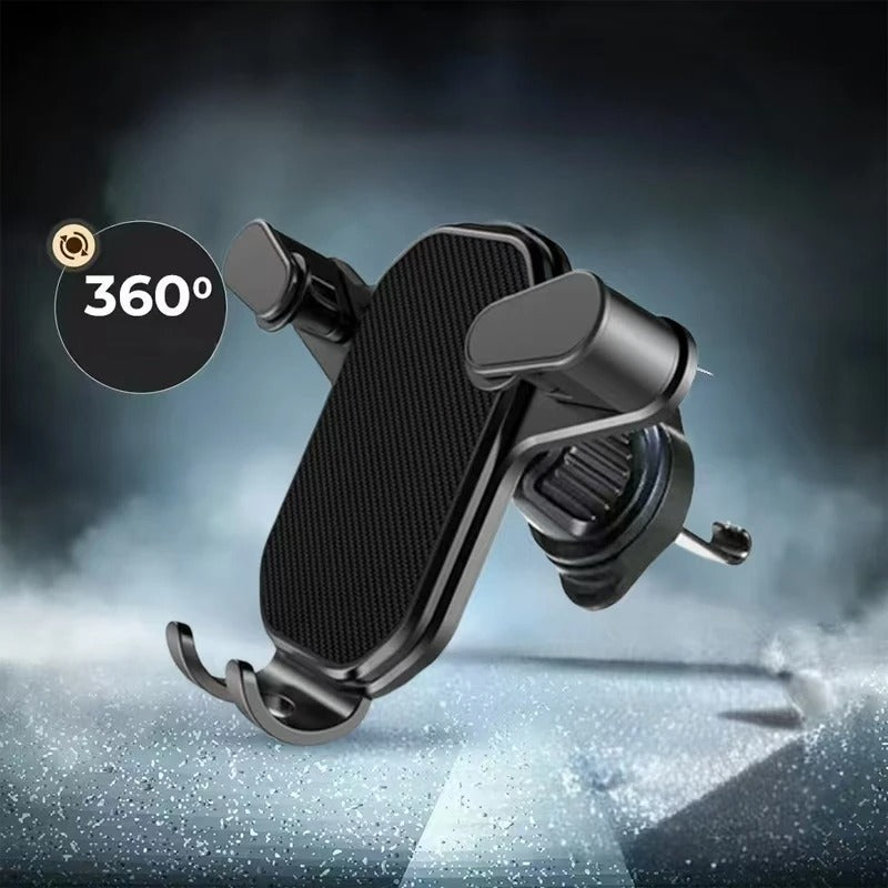 Universal Car Phone Holder with Ventilation Hook for 360 Degree Rotation Installation Anti Shake Supports All Phone Xiaomi