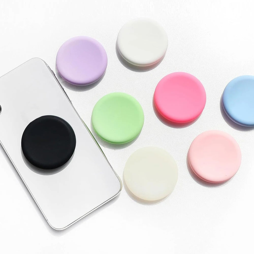 PopSockets Adhesive Phone Grip, Holder- Black | Secure Comfortable Hold, Anti-Drop, Kickstand, Black, iPad, Removable, Popper