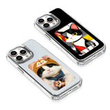 Load image into Gallery viewer, AERMY NFC Phone Case Crystal Clear Style Smart E Ink Screen Phone Cover for IPhone 13 14 15 16 Por Max Plus