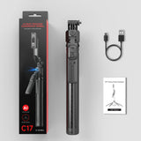 Load image into Gallery viewer, AI Smart Gimbal Tripod Selfie Stick Foldable 360° Auto Follow-Up Face Tracking Gimbal All-in-one Phone Holder For smartphone