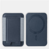 Load image into Gallery viewer, For Magsafe Card Holder Wallet Elastic Leather Pattern Case For iPhone 16 15 12 13 14 17Pro Max S25 Ultra Magnet Phone Bag Cover