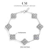 Load image into Gallery viewer, CHARMING Sparkling S925 Silver Top Quality Round Cut Moissanite Diamond Bracelet For Women Engagement Wedding Party Jewelry Gift